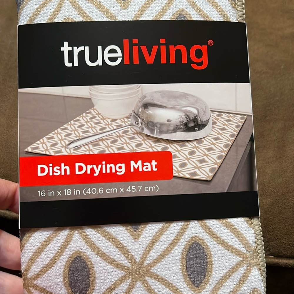 NWT Trueliving Dish Drying Mat
